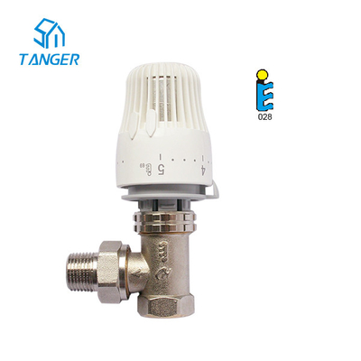 cabeza universal principal de la válvula de ángulo del radiador termostático 265kg/h EN215 Trv