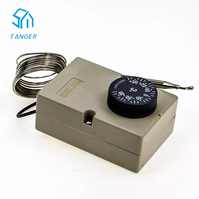 Bulbo y regulador de interruptor capilar de la temperatura Tube Manual Reset -35~35C L estilo