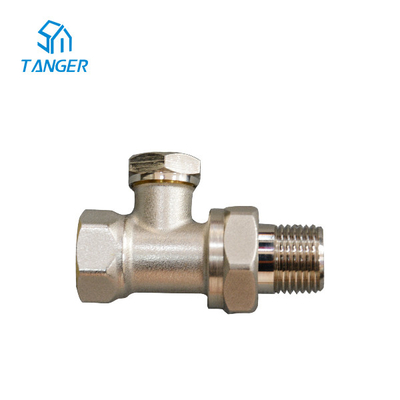 Toalla niquelada recta de las válvulas del carril de toalla de Trv con el 1/2”